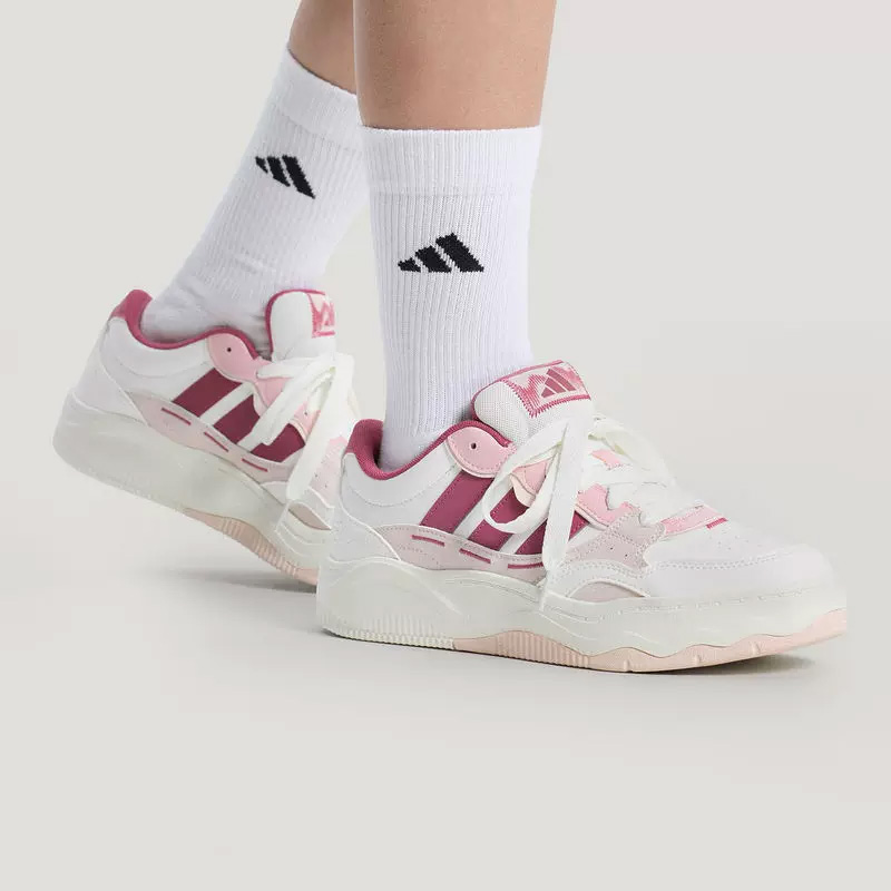 Women'S Shoes Pink Adidas - Tênis Adidas Feminino Branco e Rosa