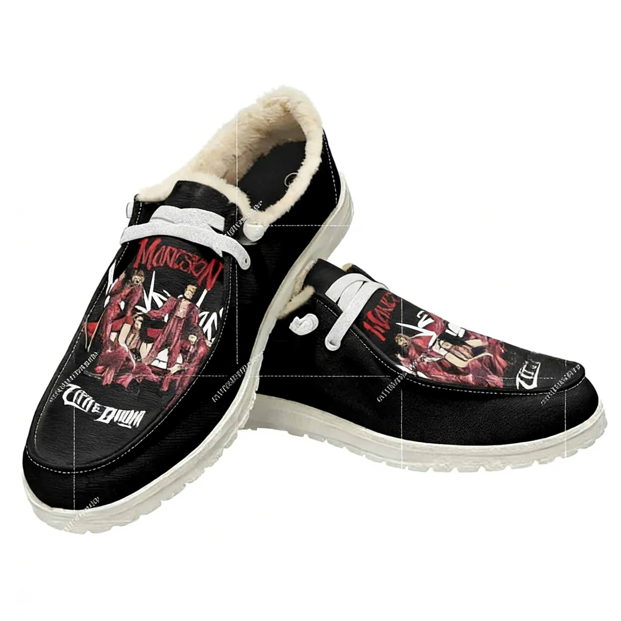 Oxford Lace Up Women - Tênis Casuais da Banda Rock Måneskin,