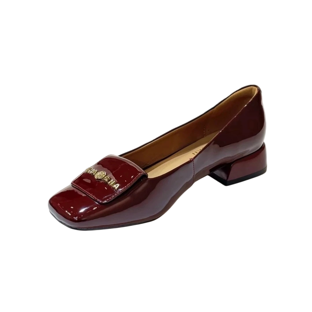 Women'S Shoes Plus Size - Sapatos femininos retrô com bico quadrado,