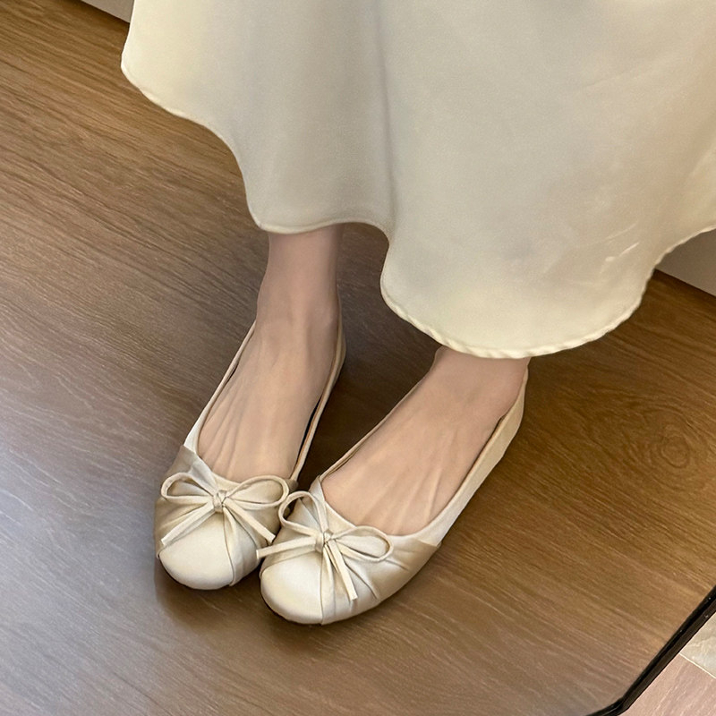 Women Shoes With Heels - Novo 2026 Sapatilhas Femininas de Cetim