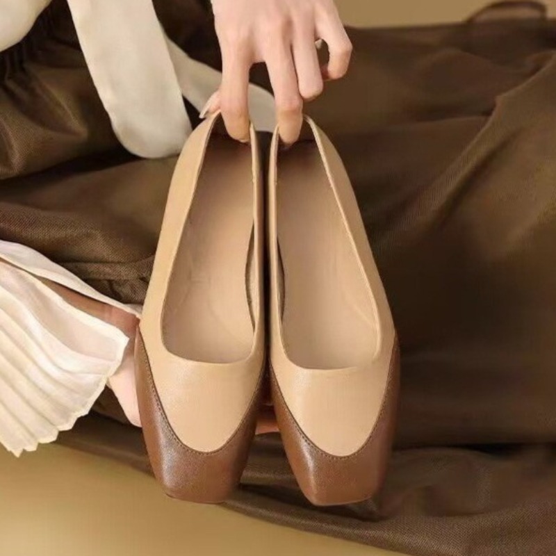 Women'S Shoes Plus Size - Bloco de cores plus size único