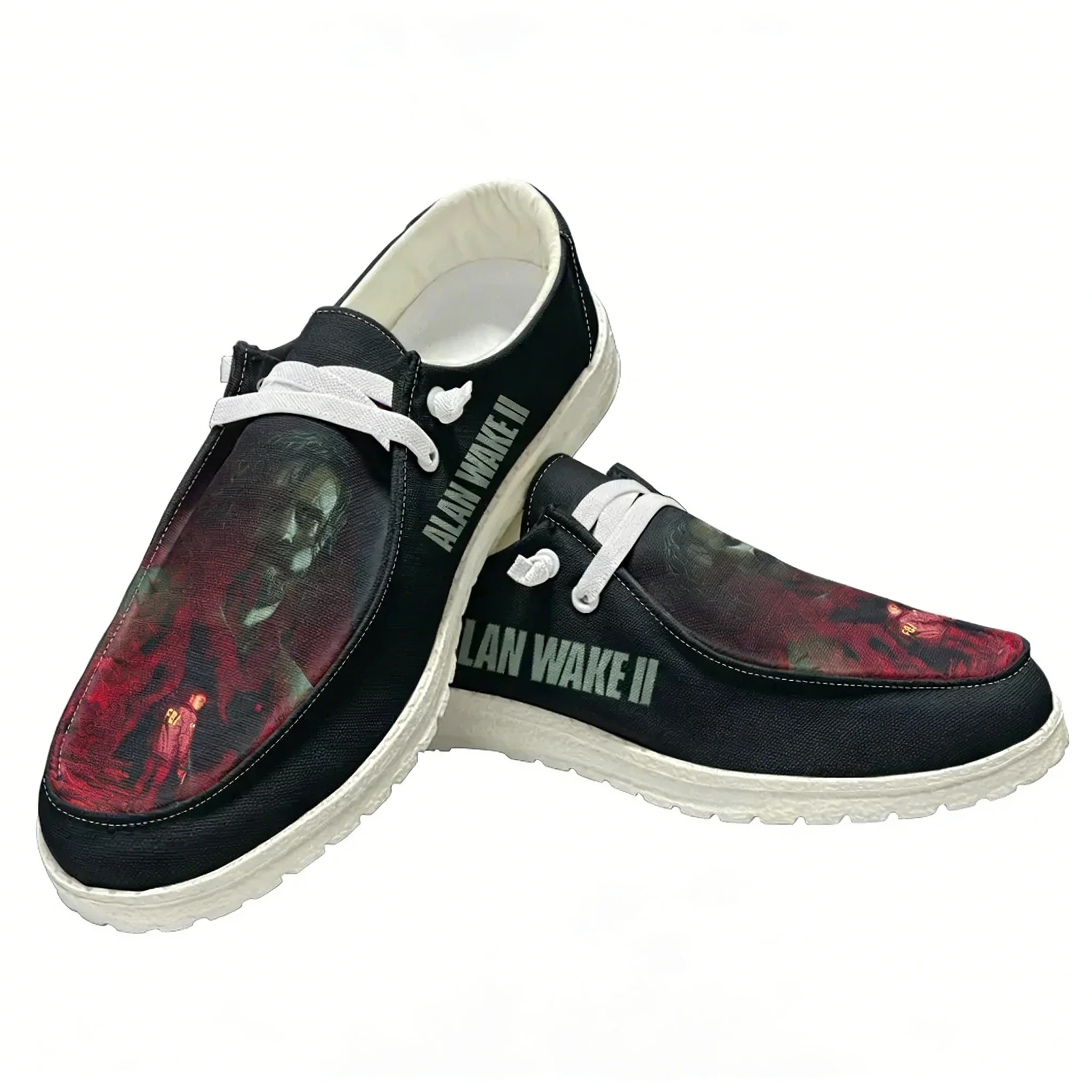 Oxford Lace Up Women - Alan Wake 2 Sapatos Casuais Masculinos