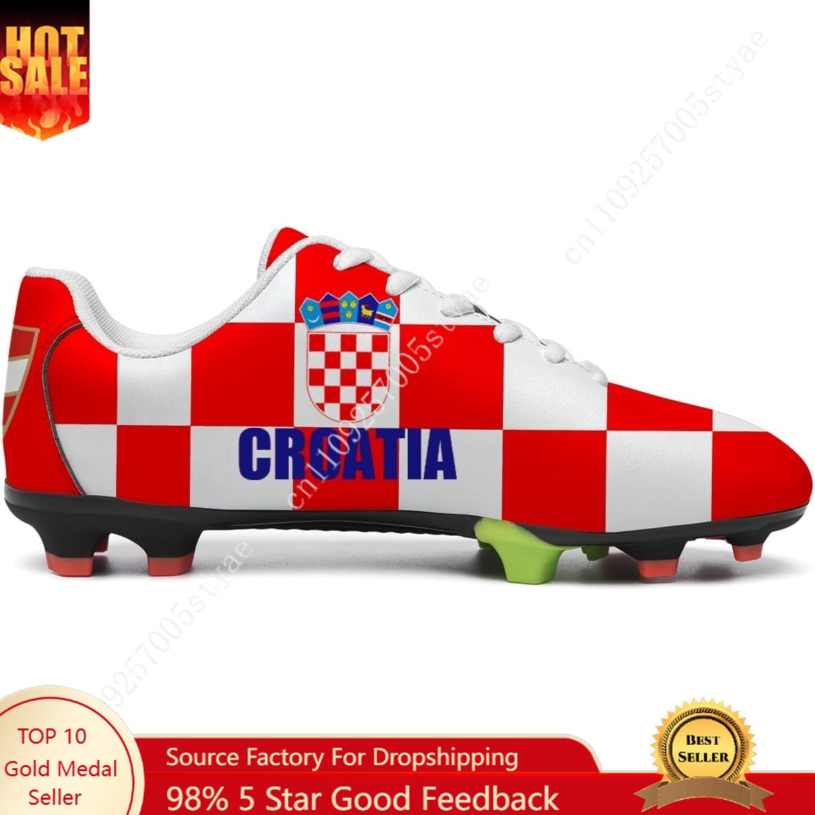 Oxford Lace Up Women - Tênis de Futebol com Bandeira da