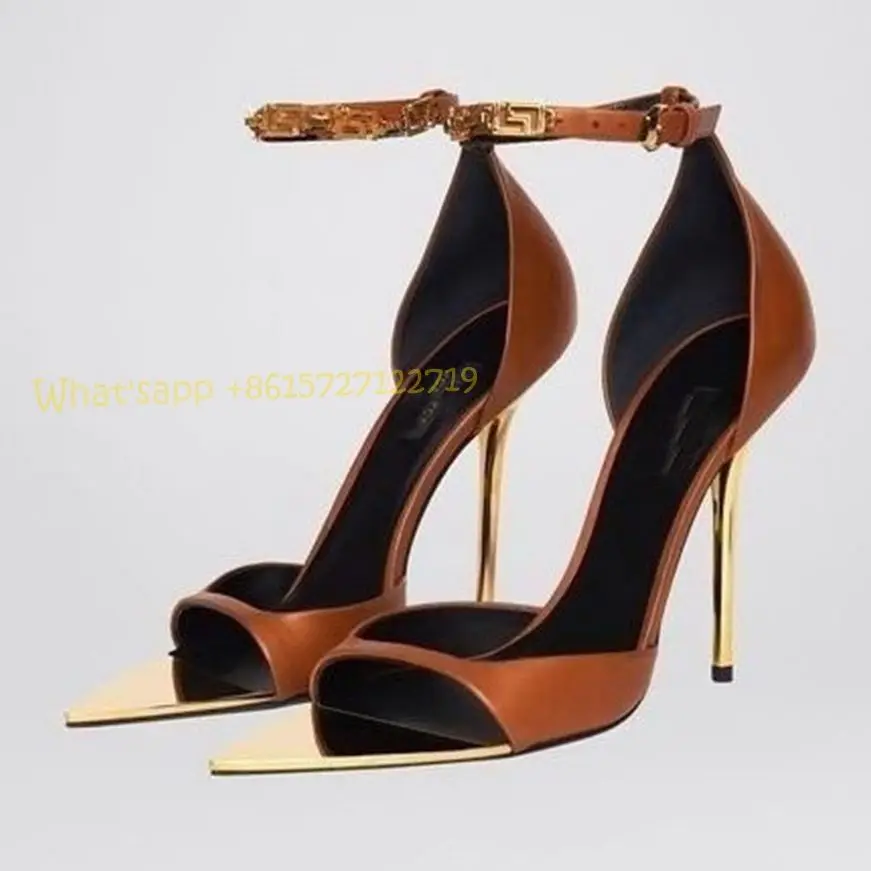 Women Shoes Luxury Brand - Mulheres Cubra Saltos Sandálias De Seda