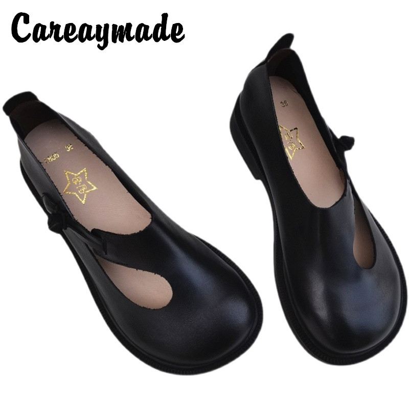 Women Shoes With Heels - Careaymade-couro genuíno sapatos grandes para mulheres,