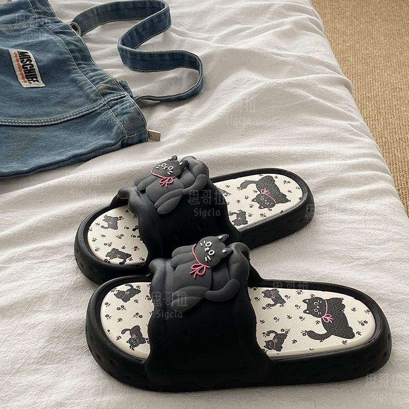 Women'S Shoes To Men'S Size - Printting bonito urso feminino chinelos verão