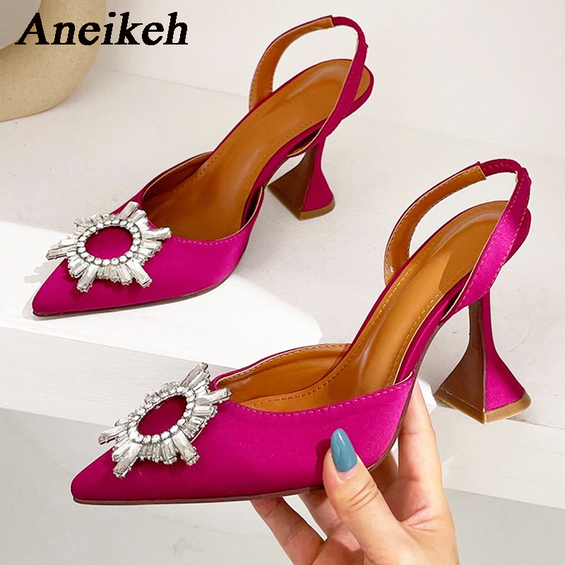 Women Shoes Zara - Aneikeh marca feminina de seda salto