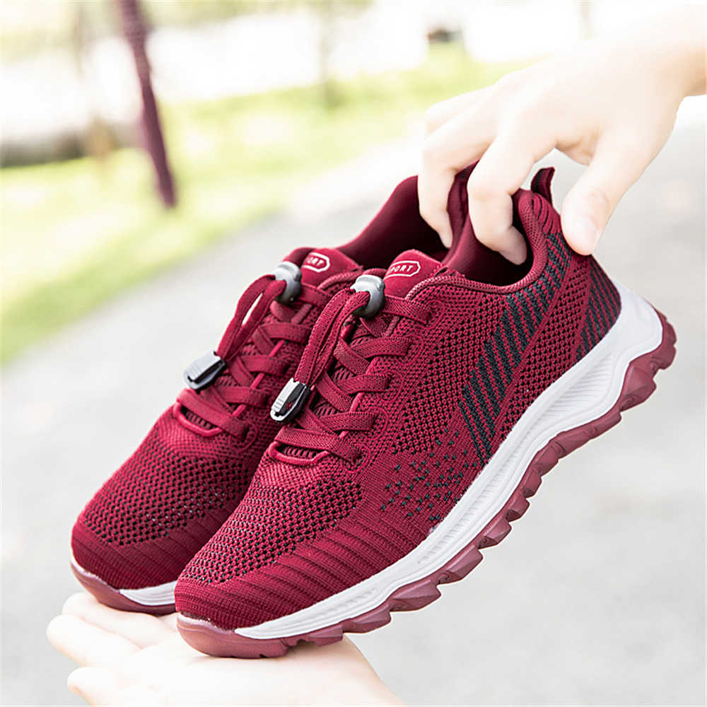 Women Shoes Luxury Brand - Tênis Feminino Casual Marrom com Duas