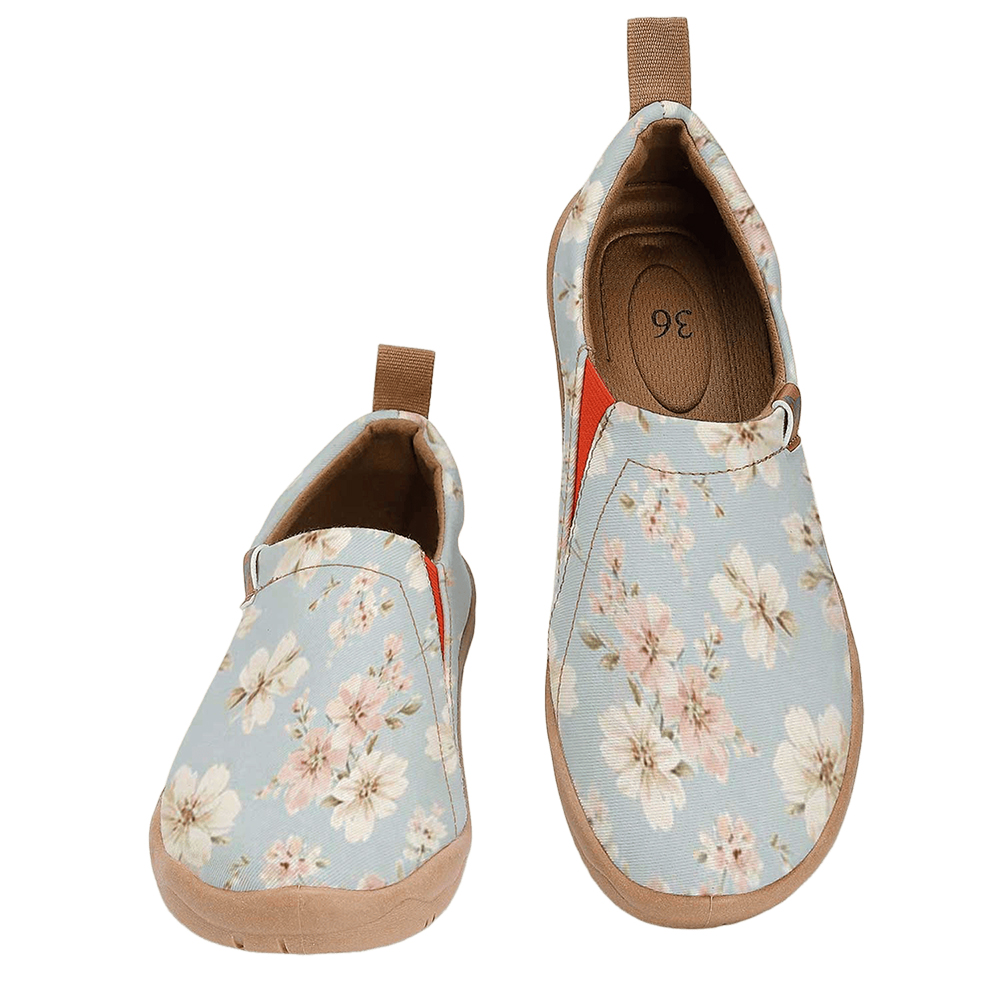 Women'S Shoes With Wide Toe Box - Sapatos femininos com ponta larga, azul