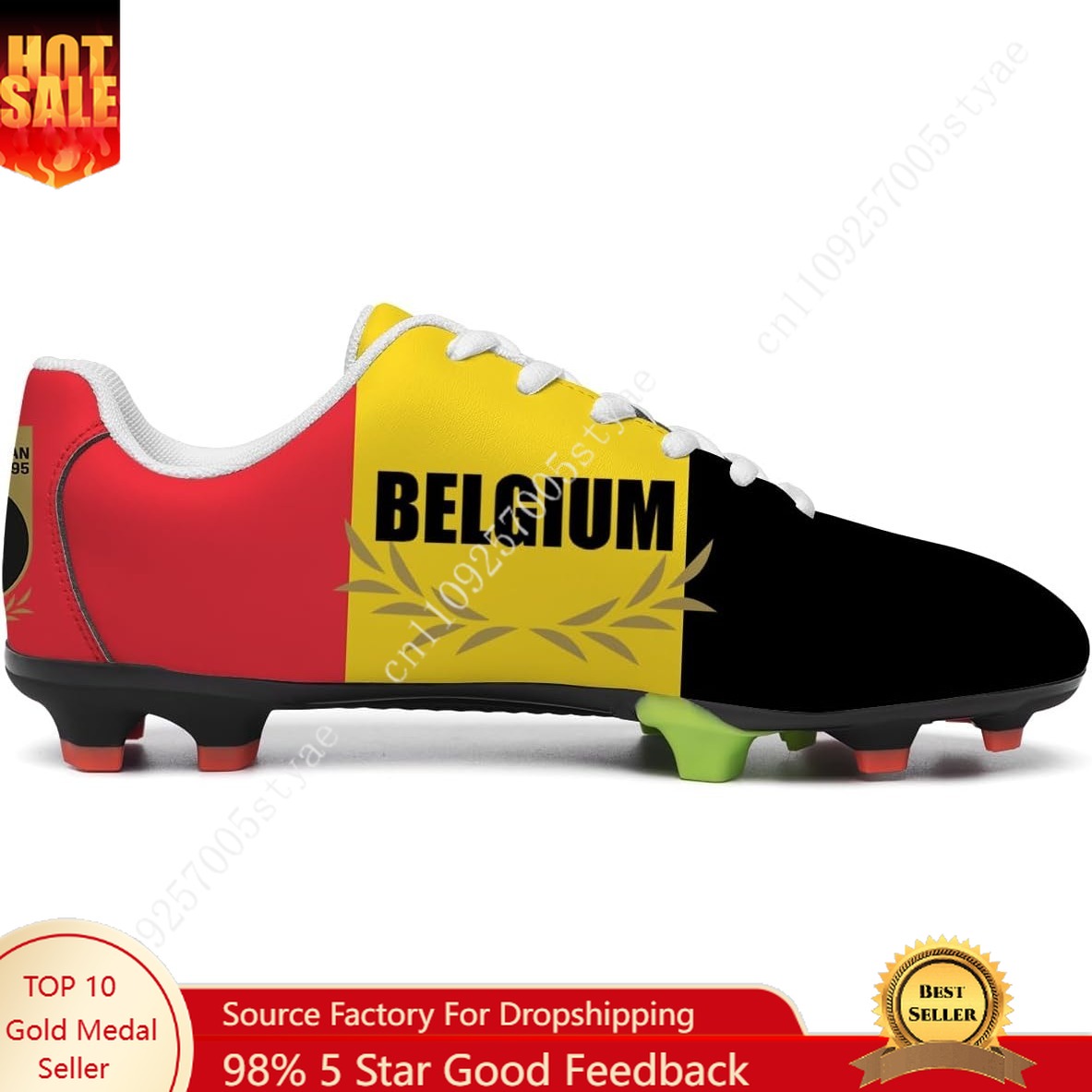 Oxford Lace Up Women - Chuteiras de Futebol com a Bandeira