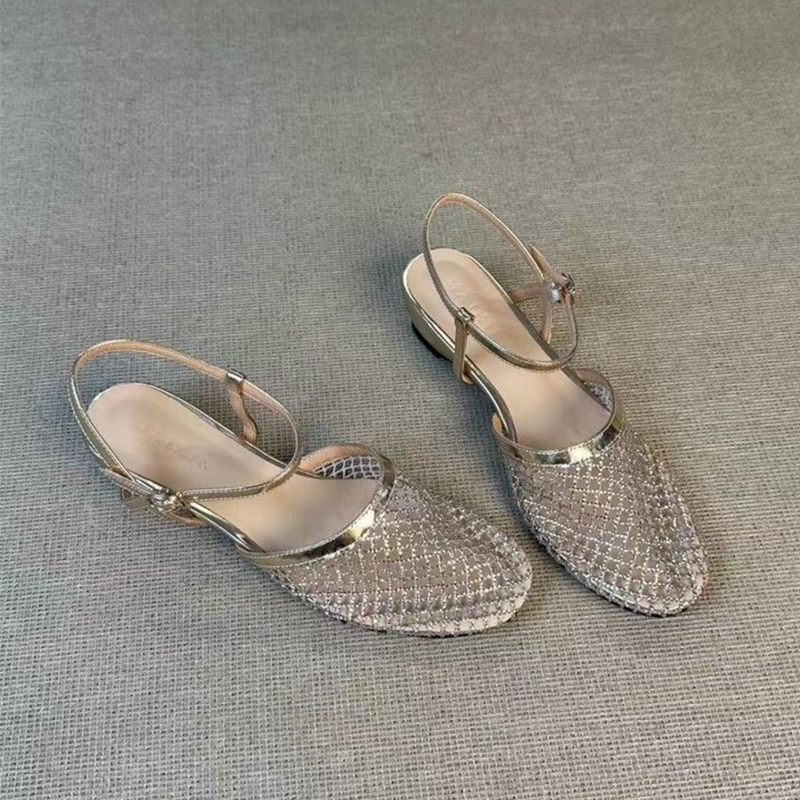 Sandálias Femininas de Malha c - Women Shoes Size 7 avaliação e preço