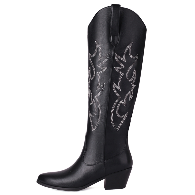 Branco feminino joelho botas a - Women Shoes Size 7 avaliação e preço