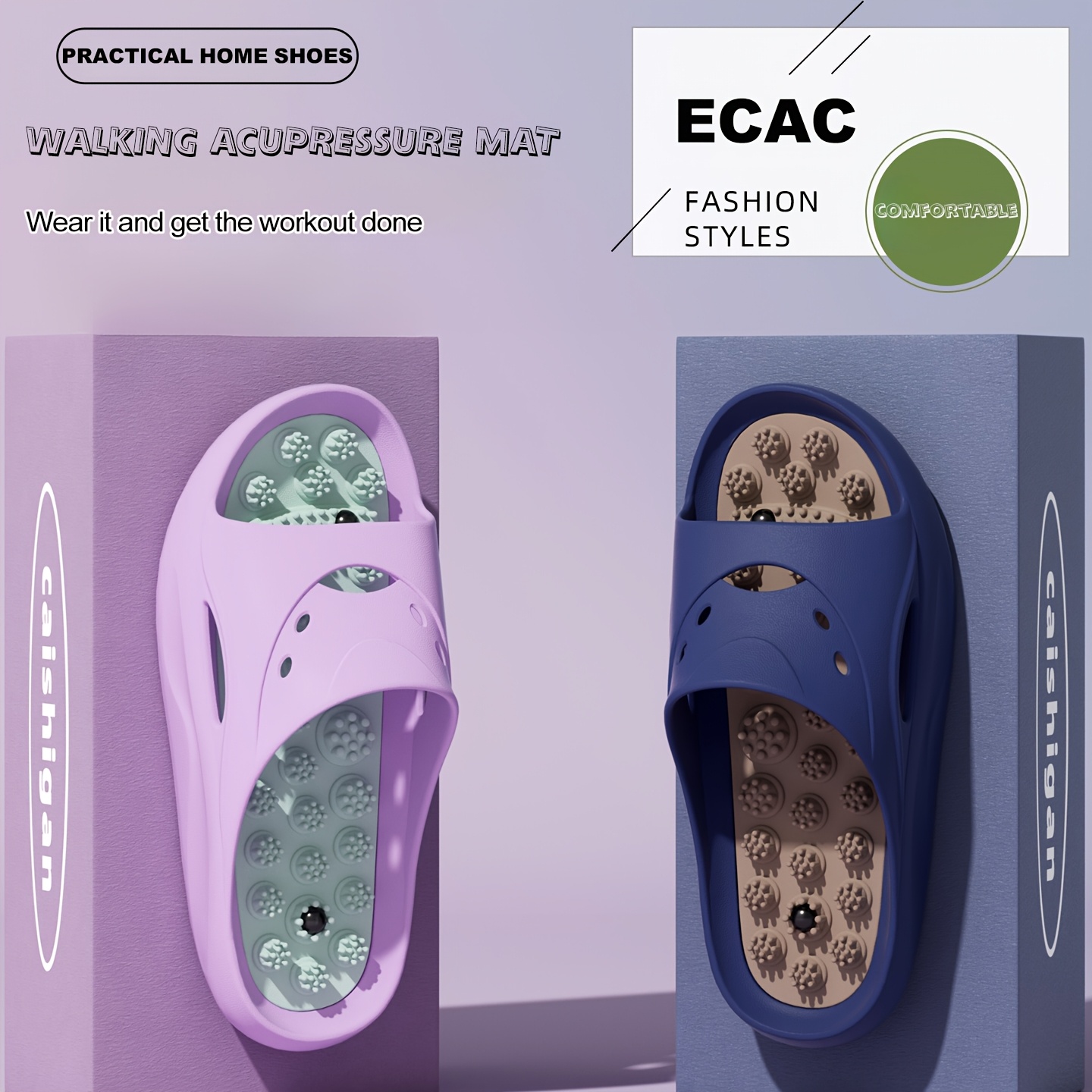 Chinelos de Massagem EVA para  - Women'S Shoes To Men'S Size avaliação e preço