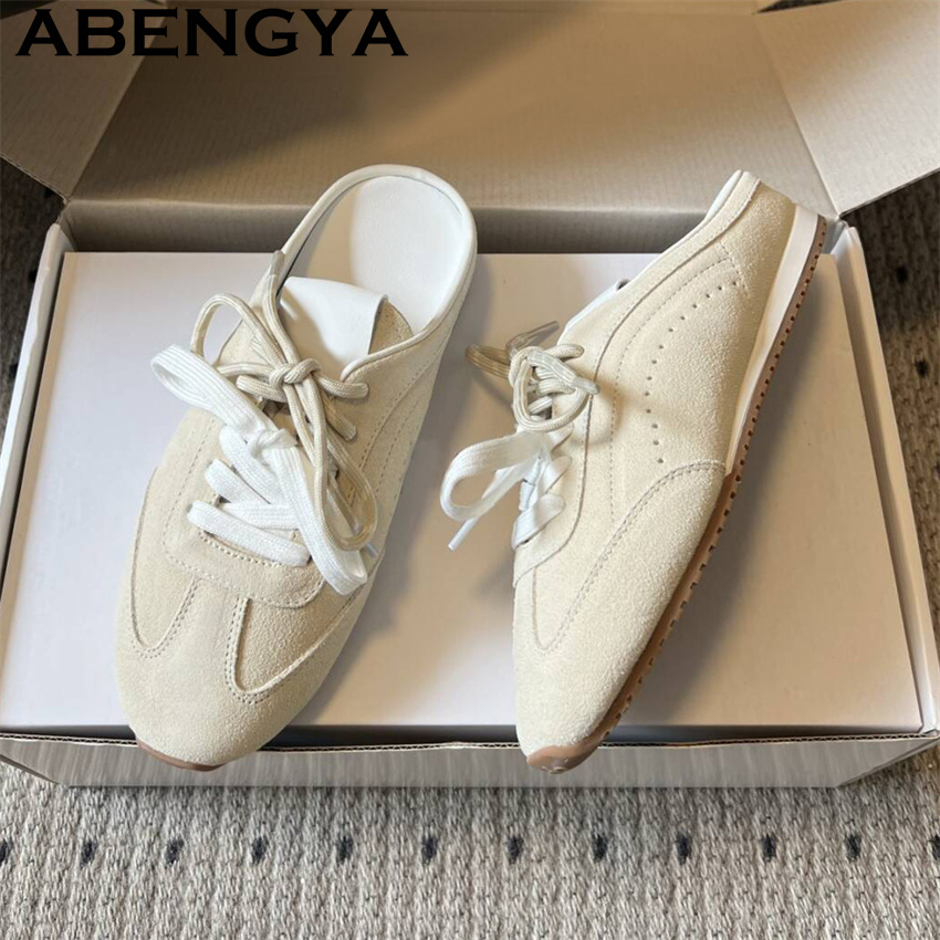 Chinelos femininos casuais com - Oxford Lace Up Women avaliação e preço