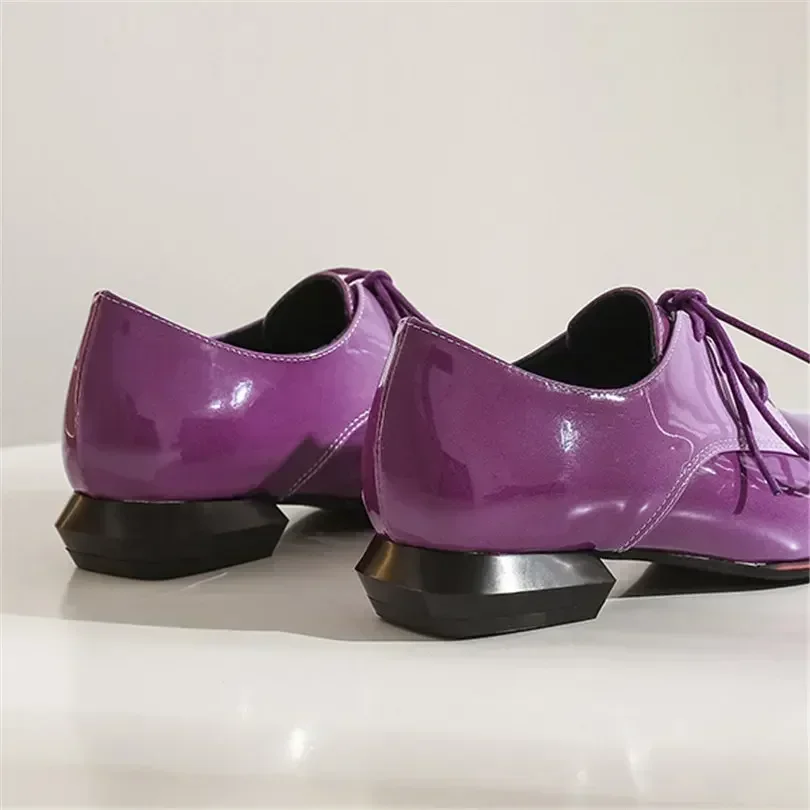 Mulheres britânicas oxfords gr - Oxford Lace Up Women avaliação e preço