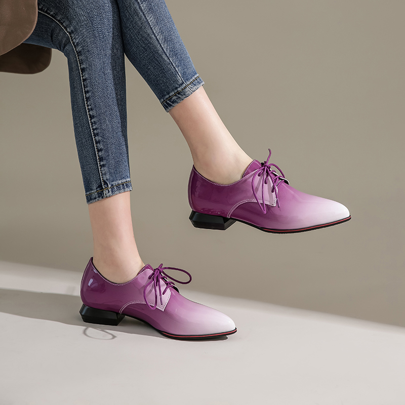 Mulheres britânicas oxfords gr - Oxford Lace Up Women avaliação e preço