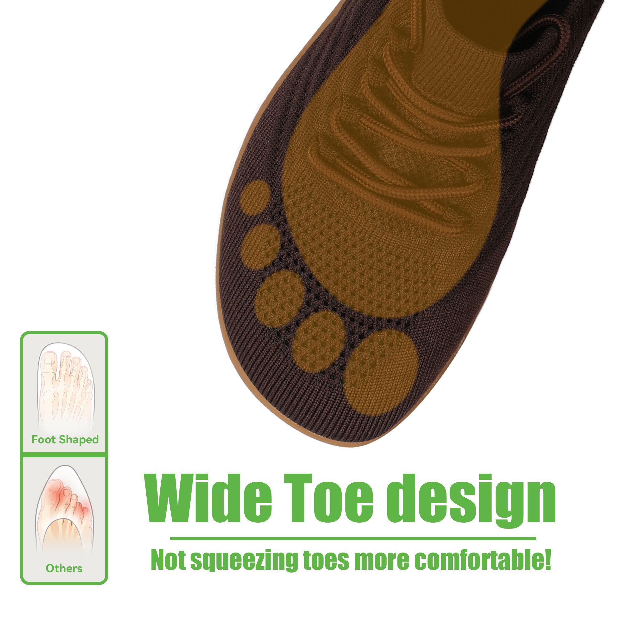 Mulheres sapatos de dedo do pé - Women'S Shoes With Wide Toe Box avaliação e preço