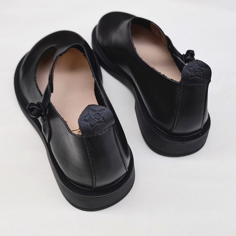 Careaymade-couro genuíno sapat - Women Shoes With Heels avaliação e preço