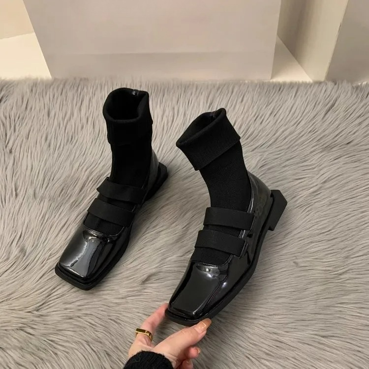 Botas femininas de malha quadr - Women Shoes Zara avaliação e preço