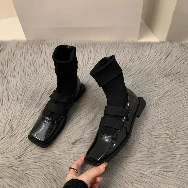 Botas femininas de malha quadr - Women Shoes Zara avaliação e preço