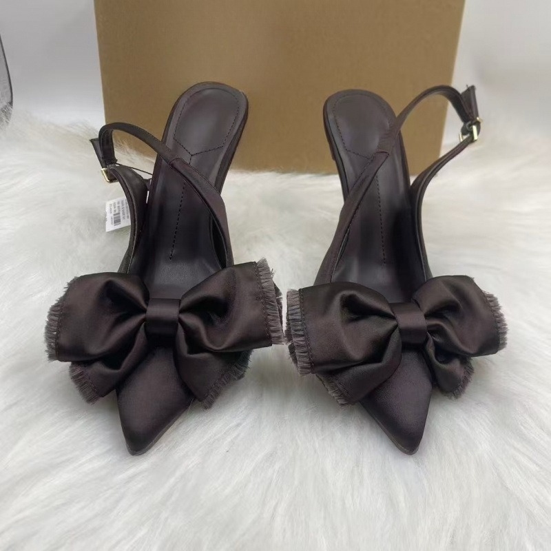 Cetim bowknot salto alto sapat - Women Shoes Luxury Brand avaliação e preço
