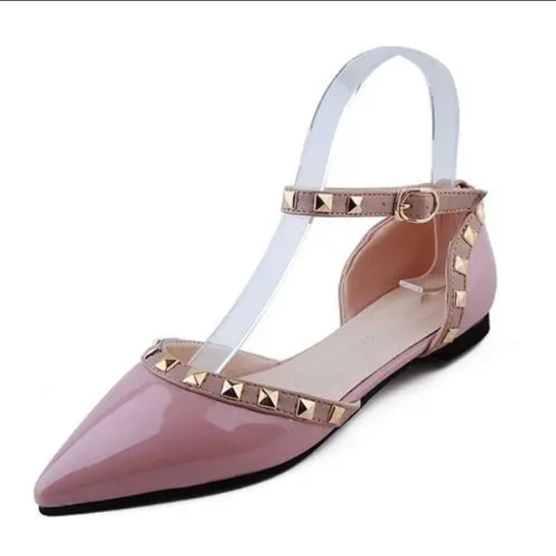 Mulher rebites sapatos planos  - Women'S Shoes X Wide avaliação e preço