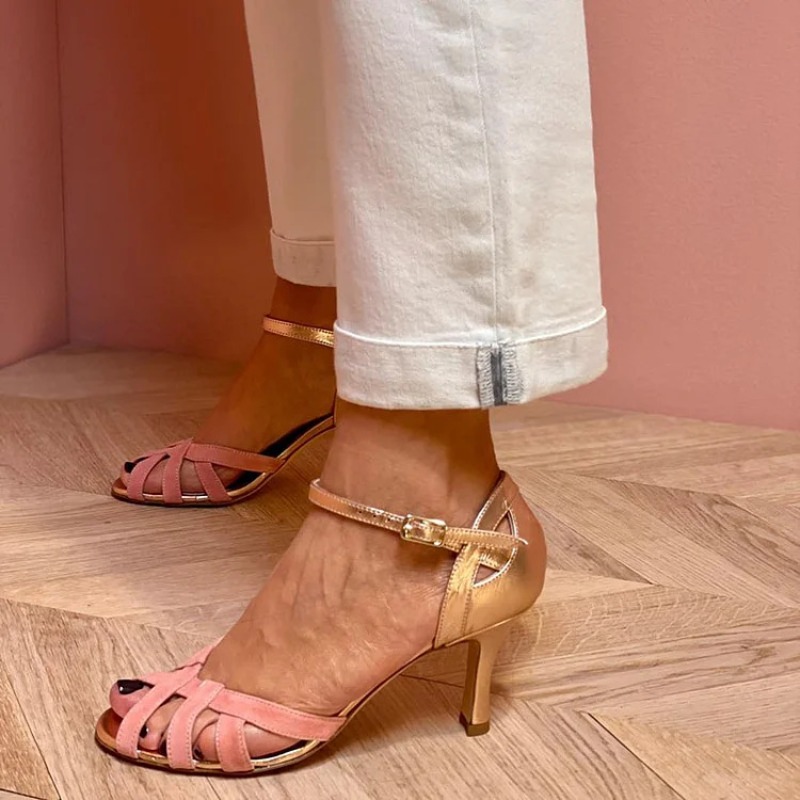 Sandálias de Salto Alto com Bl - Women'S Shoes Plus Size avaliação e preço