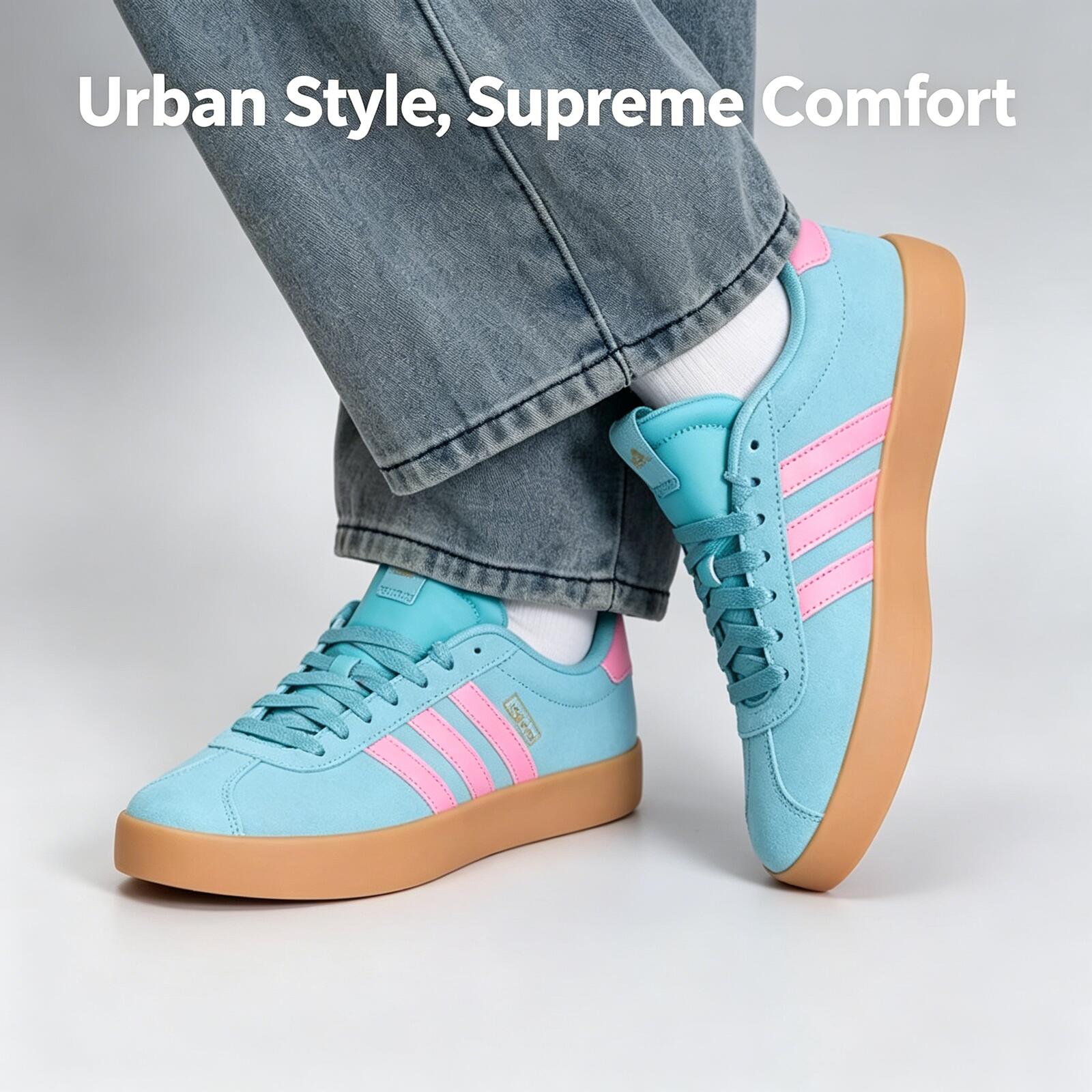 Tênis Adidas Popular Cyan Pink - Women'S Shoes Pink Adidas avaliação e preço