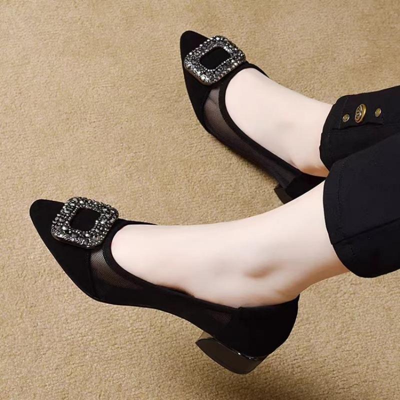 Sapatos Elegantes de Salto Blo - Women Shoes With Heels avaliação e preço