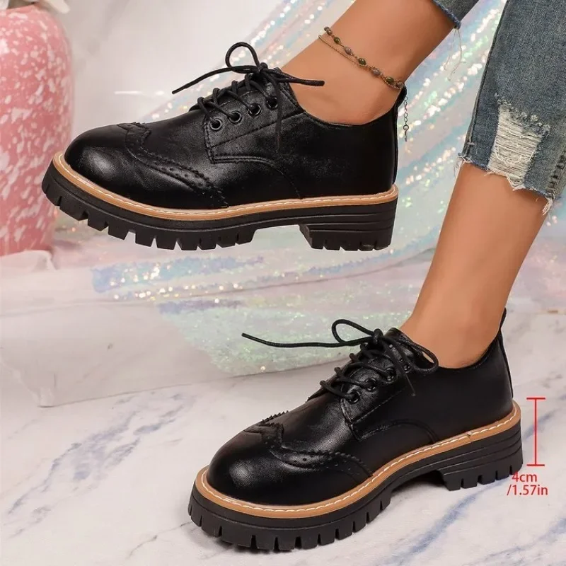 Sapatos Oxford Clássicos Femin - Oxford Lace Up Women avaliação e preço