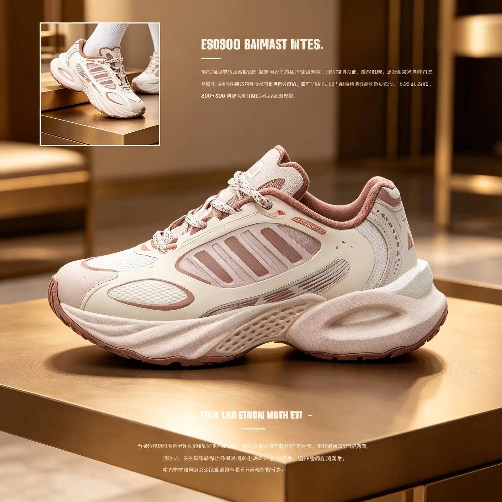 Novos Tênis Chunky Dad Adidas  - Women'S Shoes Pink Adidas avaliação e preço